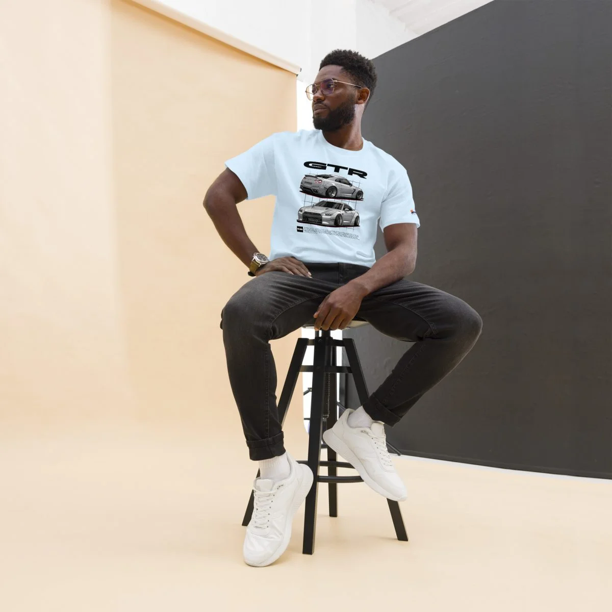 Nissan GTR R35 Men's Graphic T-shirt - Image 38