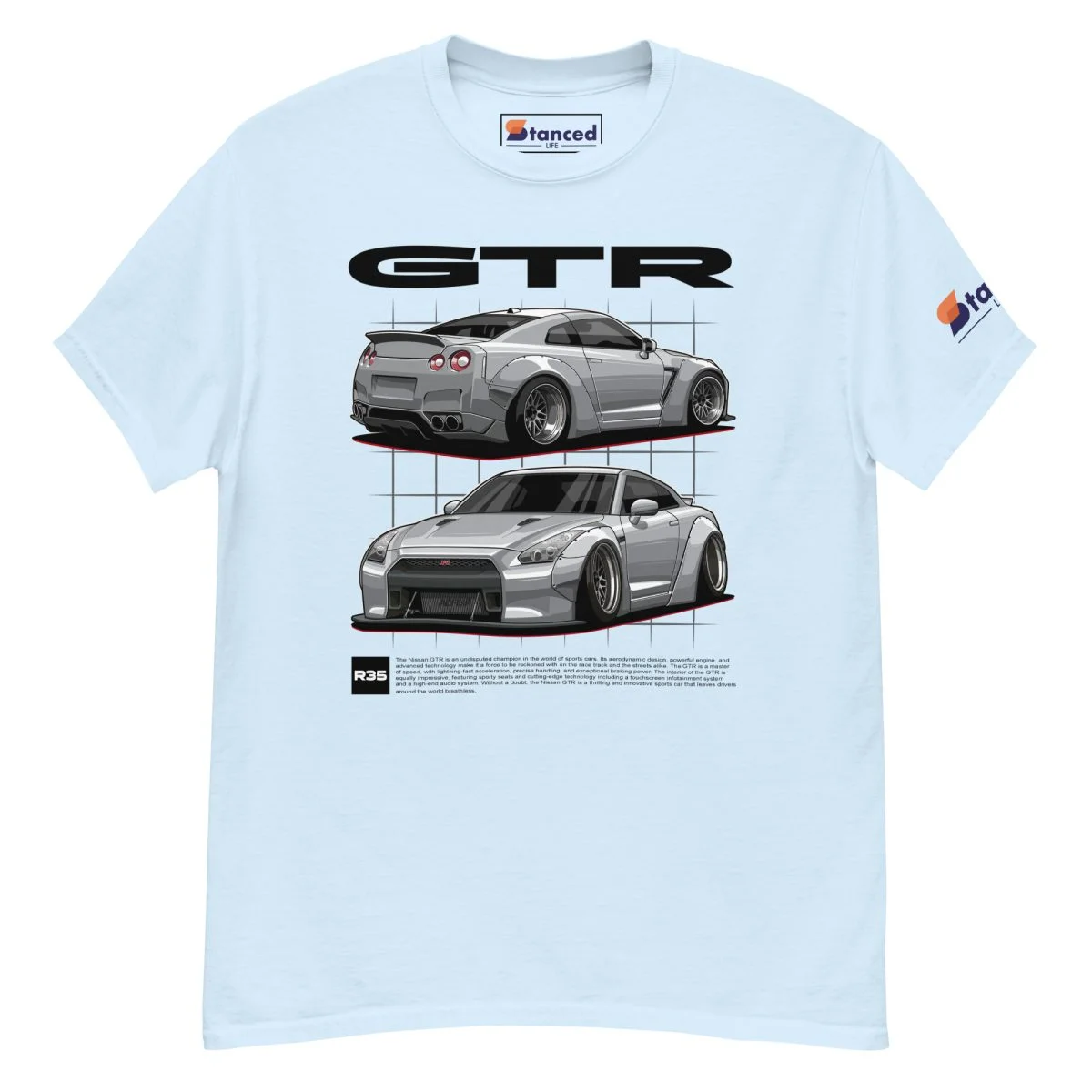 Nissan GTR R35 Men's Graphic T-shirt - Image 39