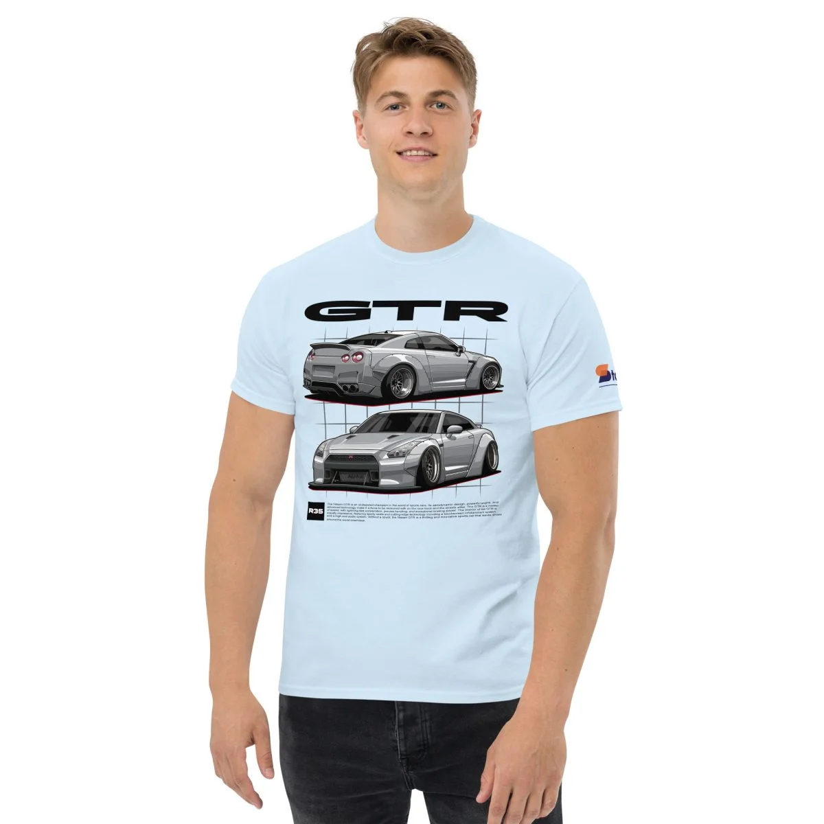 Nissan GTR R35 Men's Graphic T-shirt - Image 40