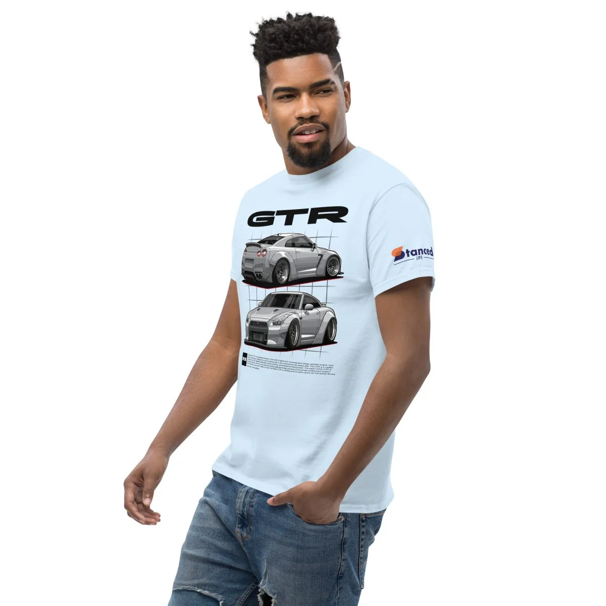 Nissan GTR R35 Men's Graphic T-shirt - Image 30