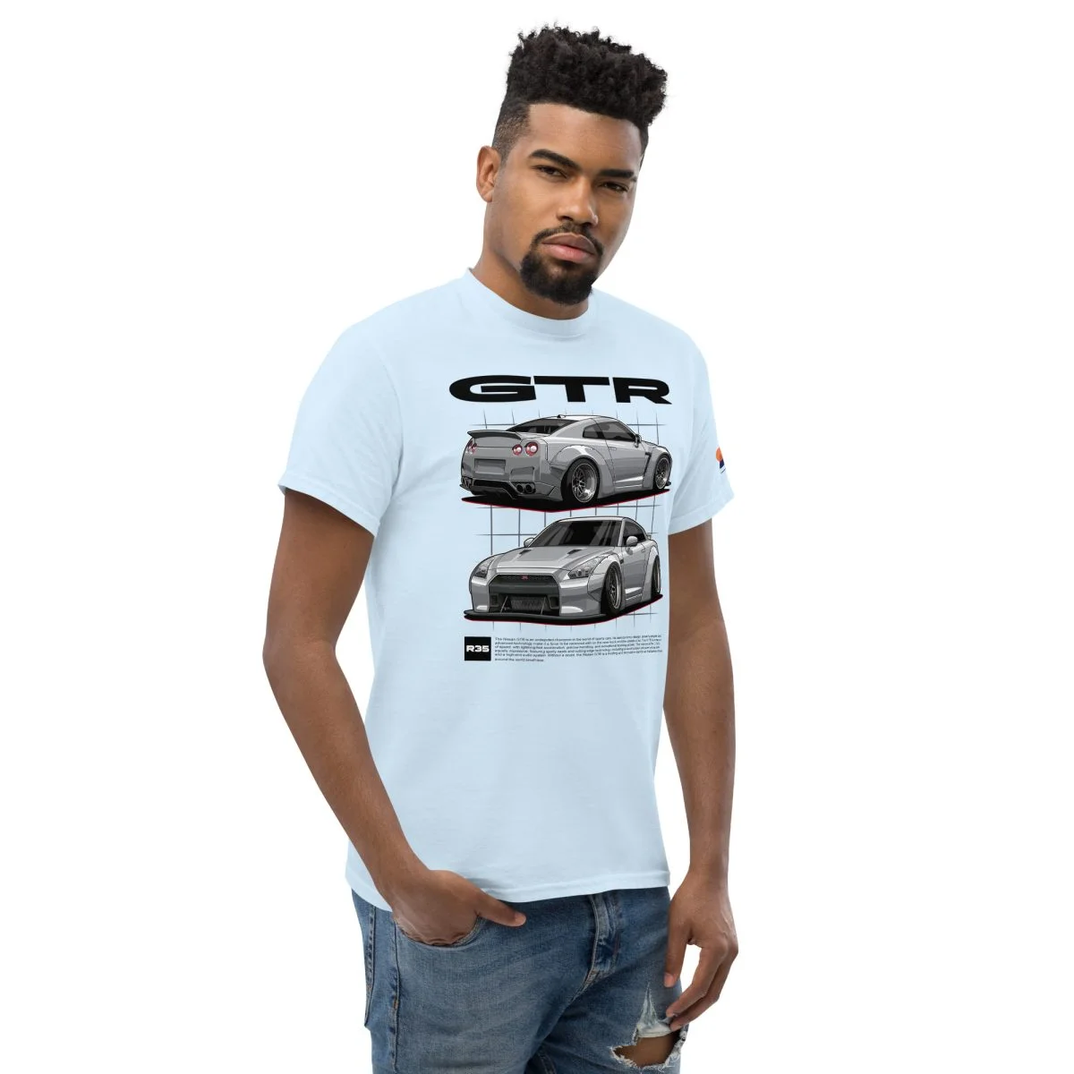 Nissan GTR R35 Men's Graphic T-shirt - Image 28