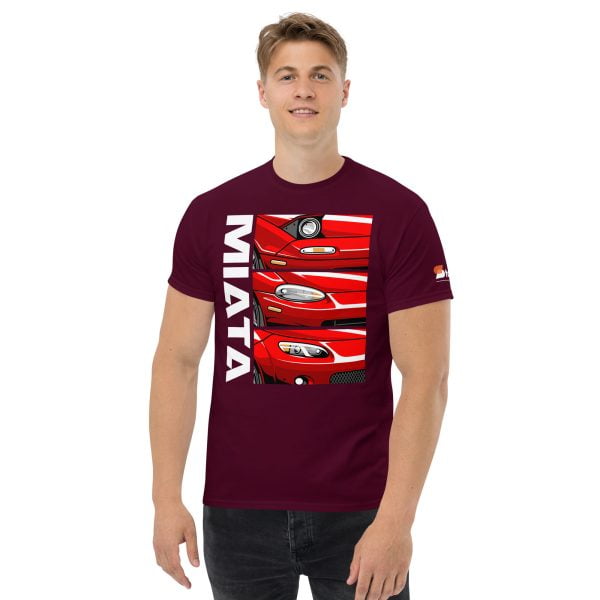 Mazda Miata MX5 Generations Men's Classic T-shirt