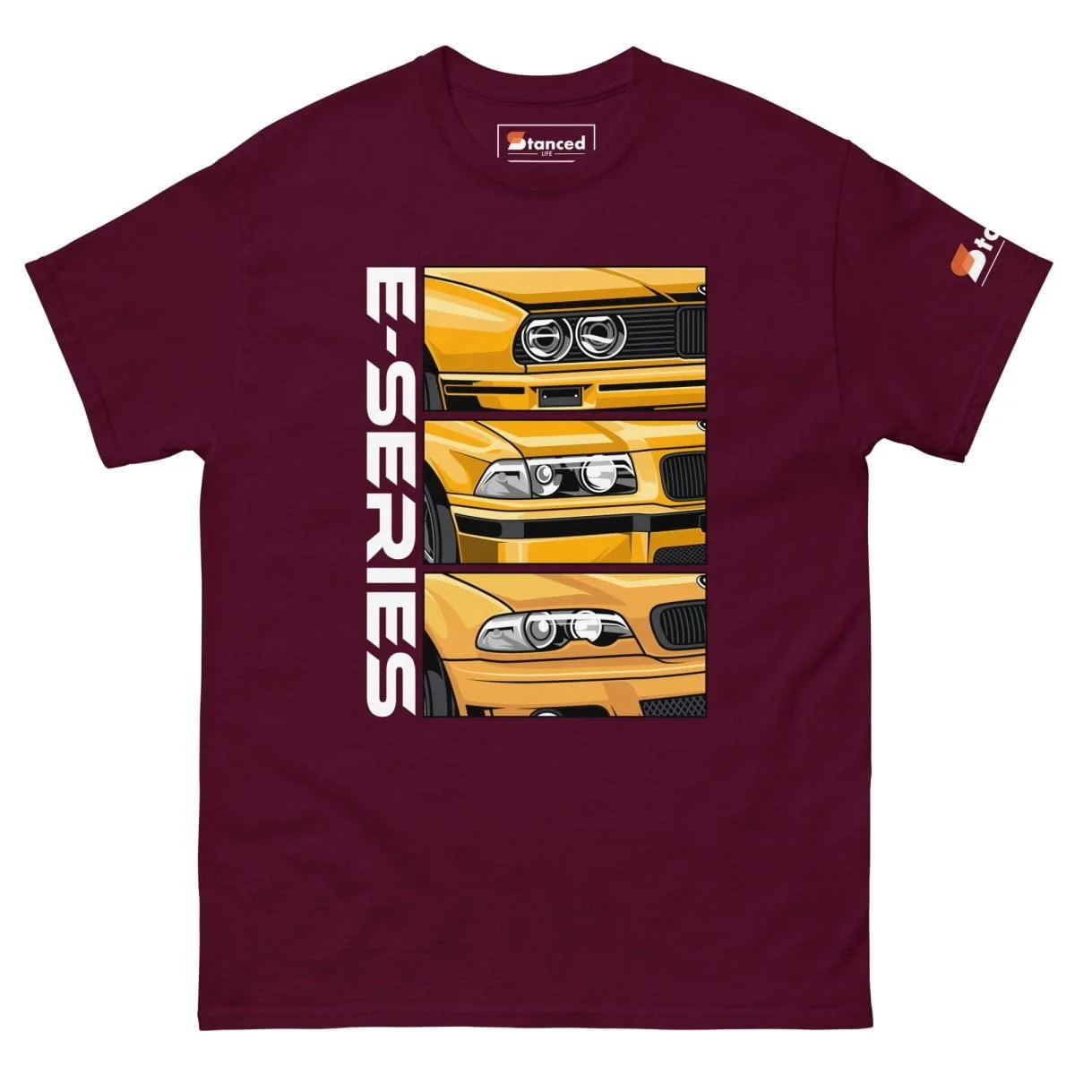 BMW 3 Series Generations Men's Car Graphic T-shirt - E30 - E36 - E46 - Image 2