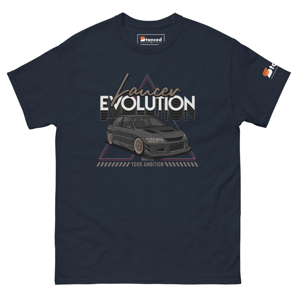 Mitsubishi Lancer Evolution VIII Men’s Classic T-shirt – Drive Your Ambition