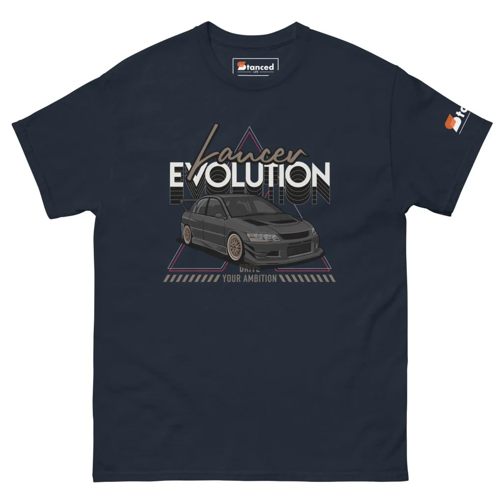 Mitsubishi Lancer Evolution VIII Men’s Classic T-shirt – Drive Your Ambition
