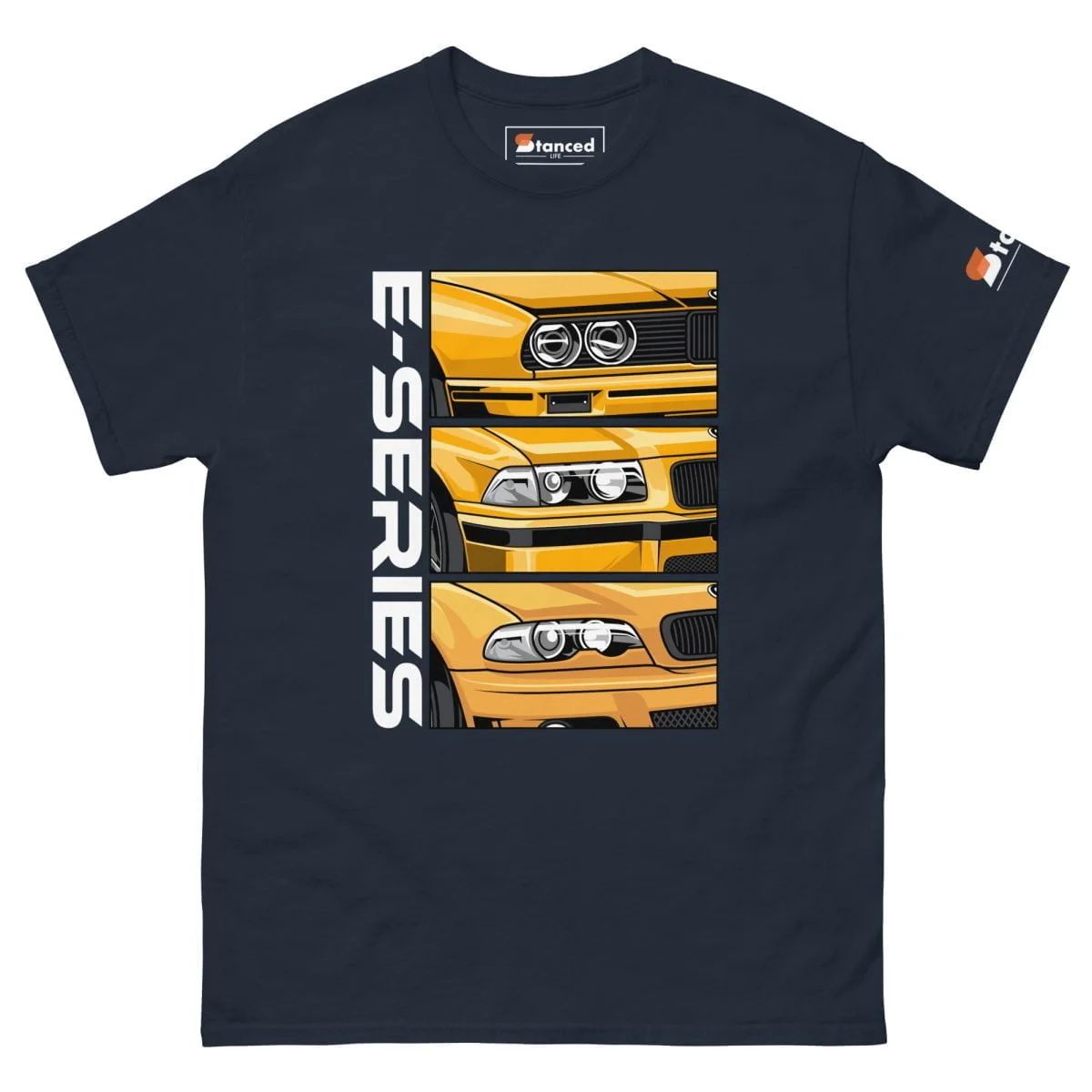 BMW 3 Series Generations Men's Car Graphic T-shirt - E30 - E36 - E46 - Image 4