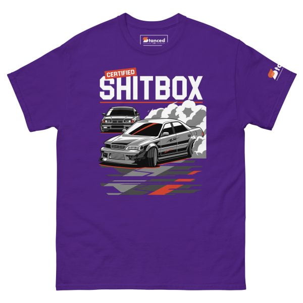 E36 BMW & JDM JZX100 Toyota Chaser Drifting Men's T-shirt "Certified Shitbox "