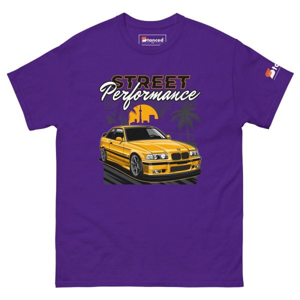 BMW E36 Men's classic tee "Street Performance" - Yellow Print