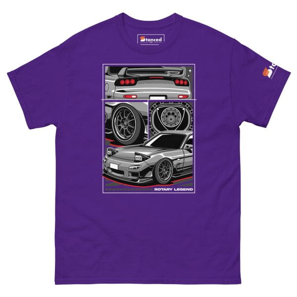 Mazda RX7 Car T-Shirt "Rotary Legend" - Men's