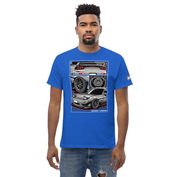 Mazda RX7 Car T-Shirt "Rotary Legend" - Men's