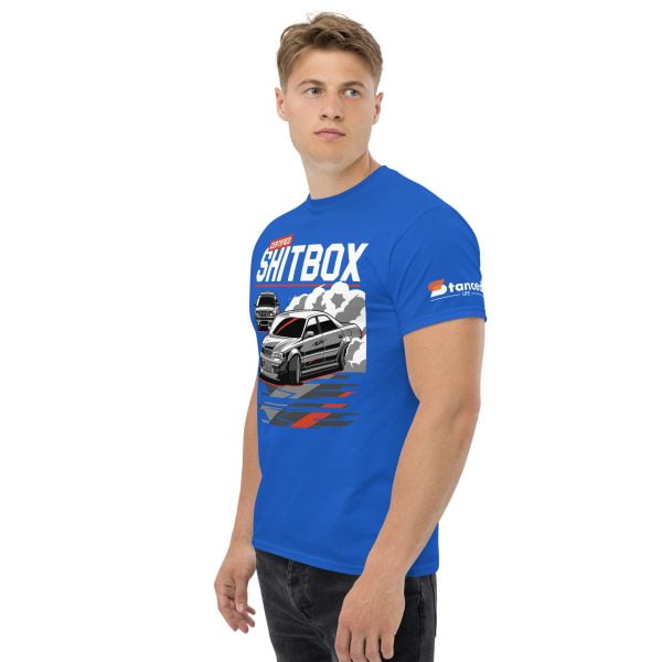 E36 BMW & JDM JZX100 Toyota Chaser Drifting Men's T-shirt "Certified Shitbox "