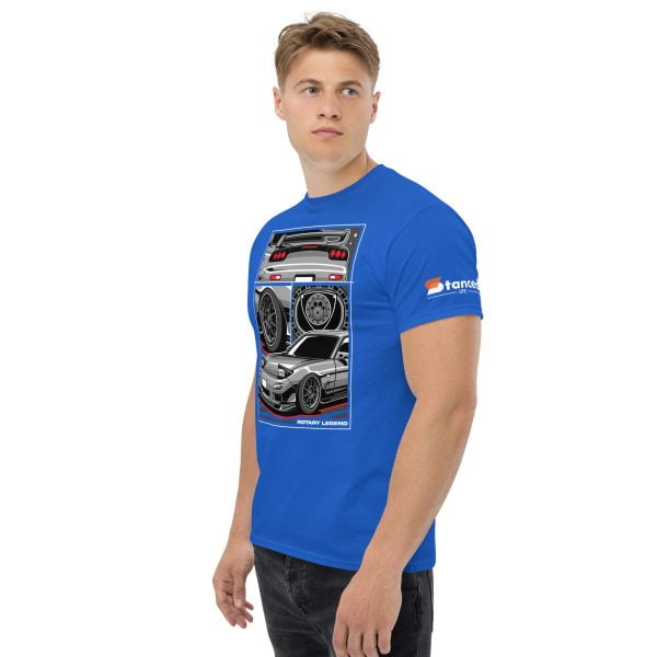 Mazda RX7 Car T-Shirt "Rotary Legend" - Men's