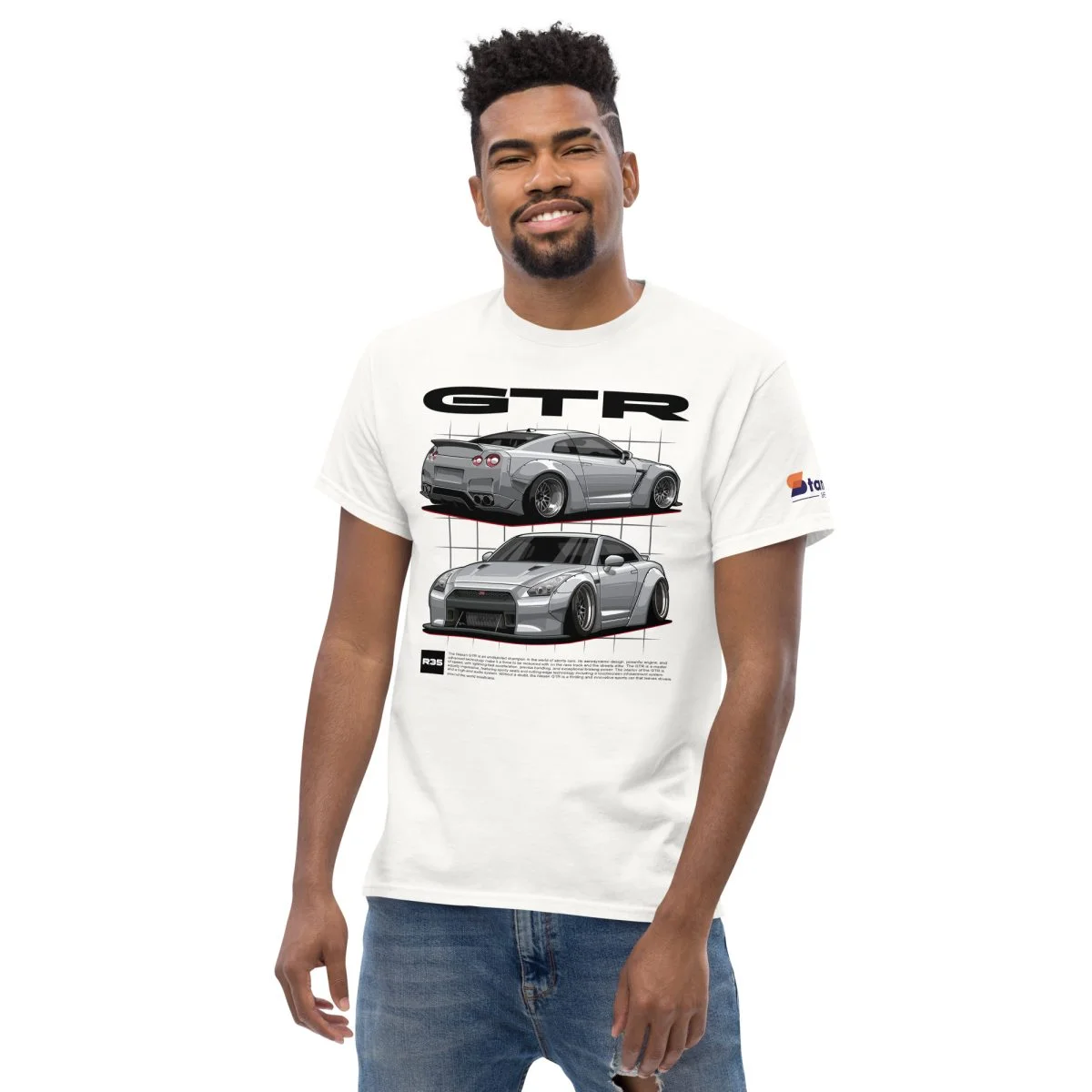 Nissan GTR R35 Men's Graphic T-shirt - Image 16