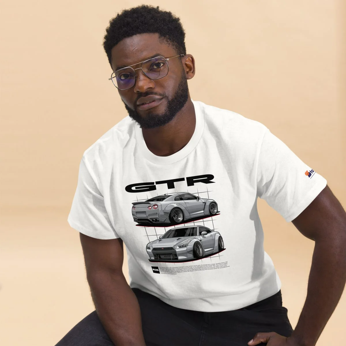 Nissan GTR R35 Men's Graphic T-shirt - Image 20