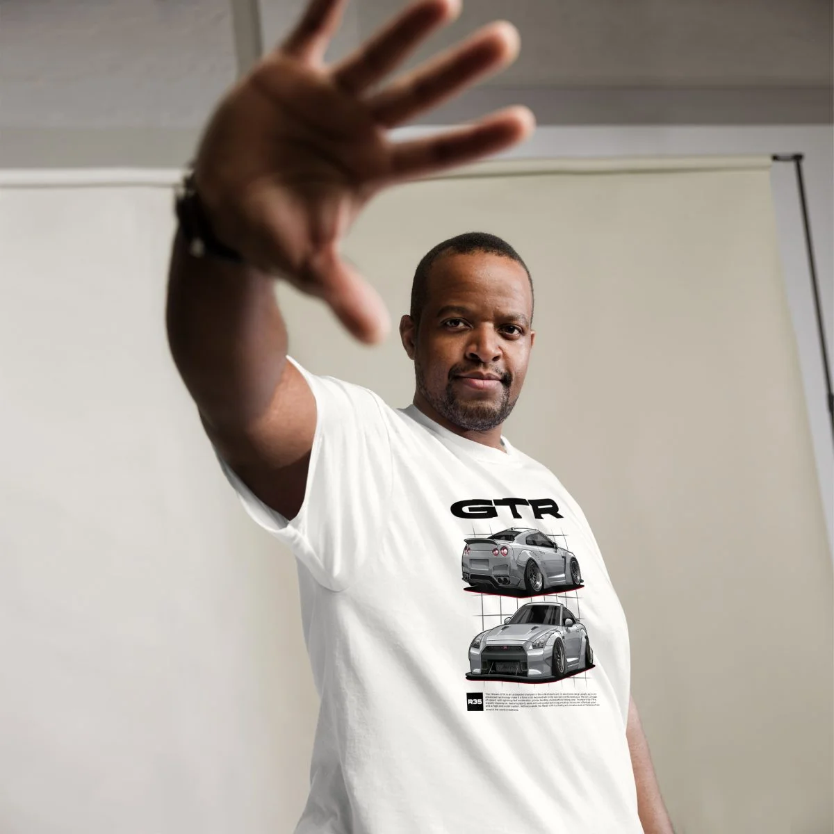 Nissan GTR R35 Men's Graphic T-shirt - Image 21