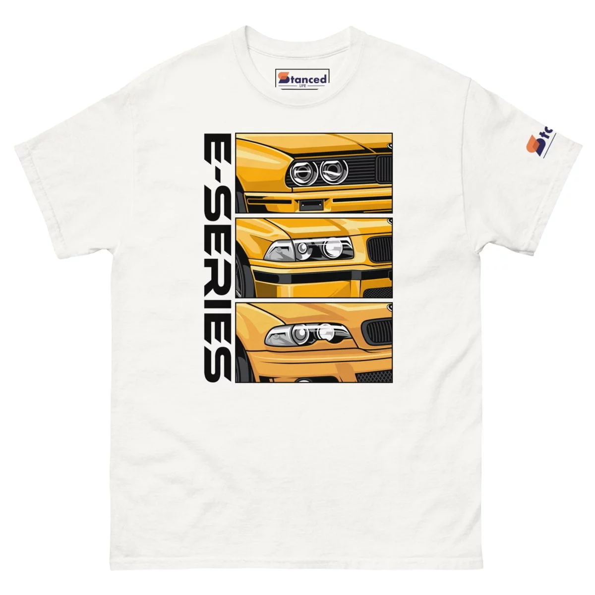 BMW 3 Series Generations Men's Car Graphic T-shirt - E30 - E36 - E46 - Image 15