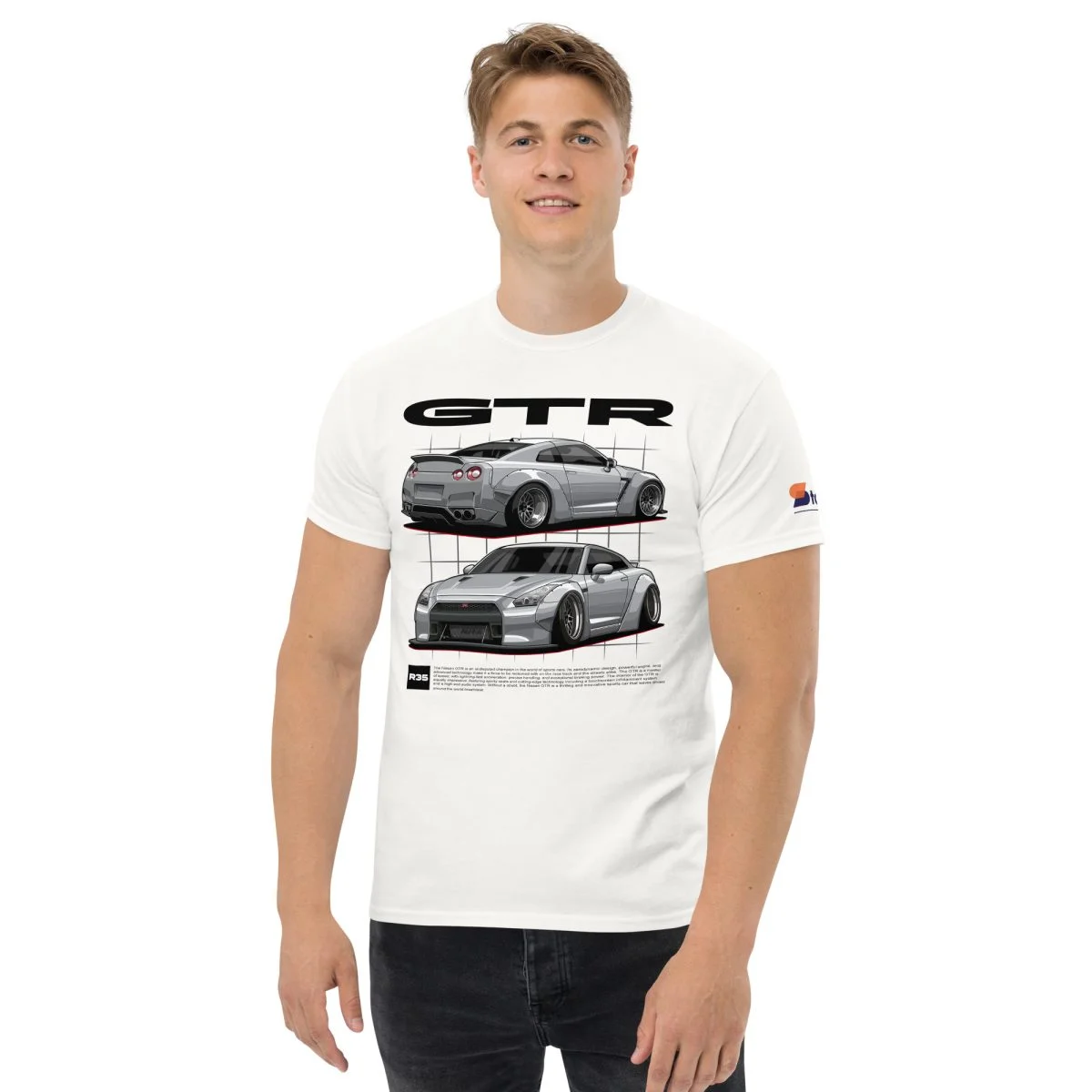 Nissan GTR R35 Men's Graphic T-shirt - Image 17