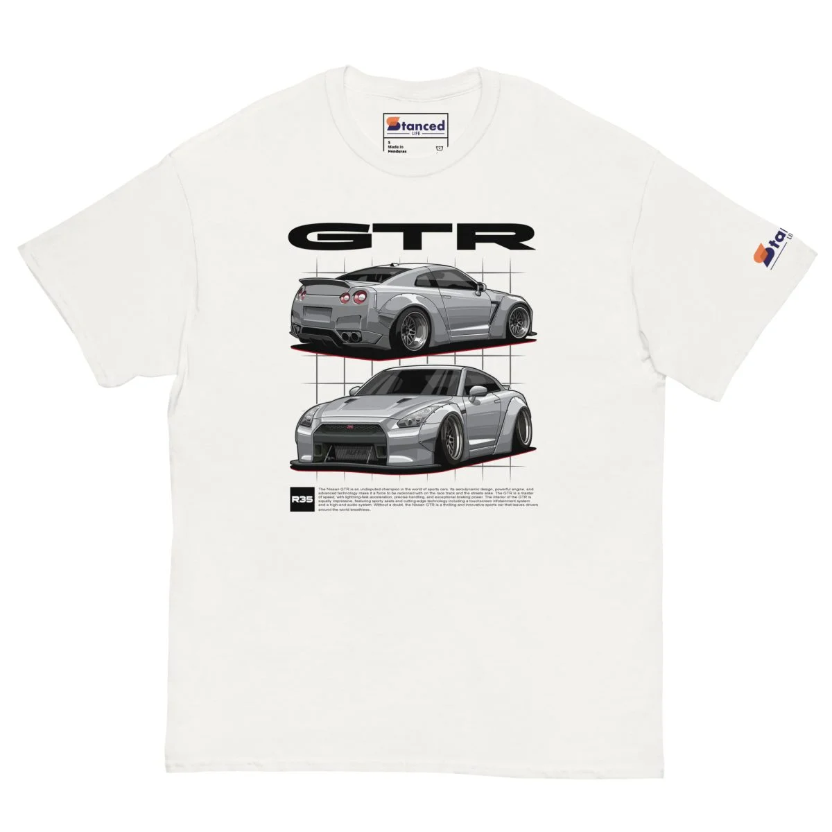 Nissan GTR R35 Men's Graphic T-shirt - Image 18