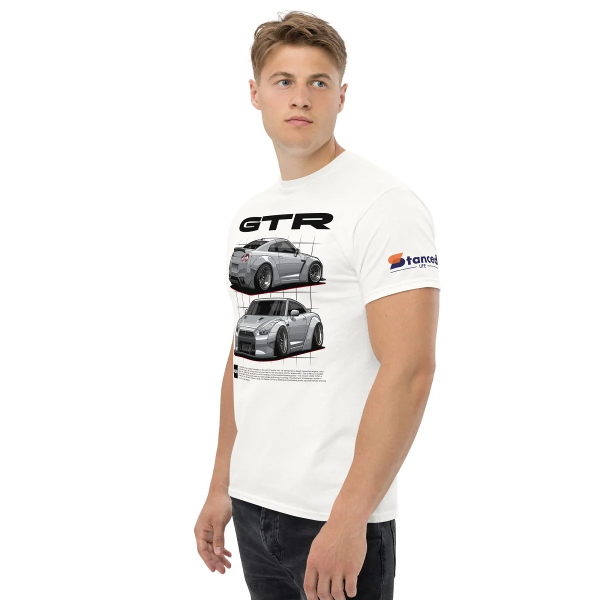Nissan GTR R35 Men's Graphic T-shirt - Image 25