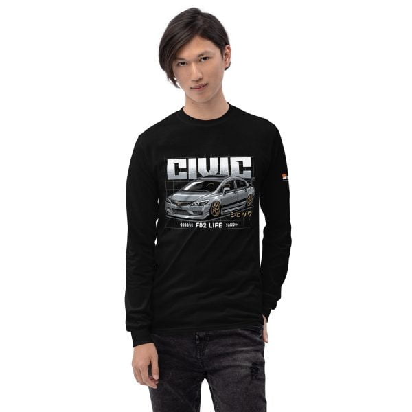 Honda Civic "FD2 Life" Men’s Long Sleeve Shirt