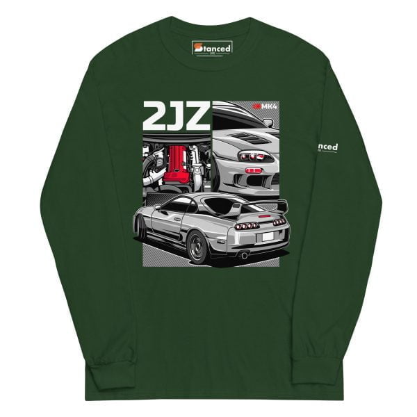 Toyota Supra MKIV 2JZ Men’s Long Sleeve Shirt