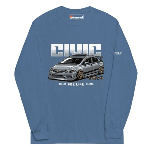 Honda Civic "FD2 Life" Men’s Long Sleeve Shirt