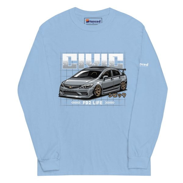Honda Civic "FD2 Life" Men’s Long Sleeve Shirt