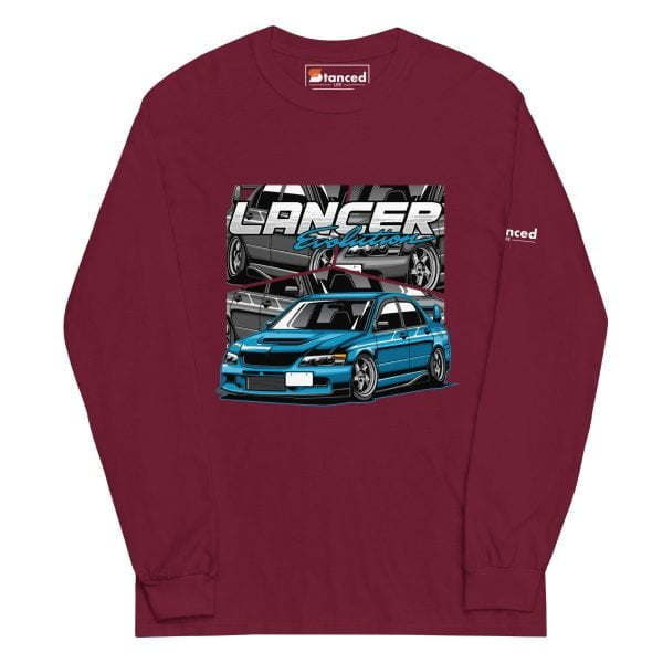 Mitsubishi Lancer Evo 10 Men’s Long Sleeve Shirt