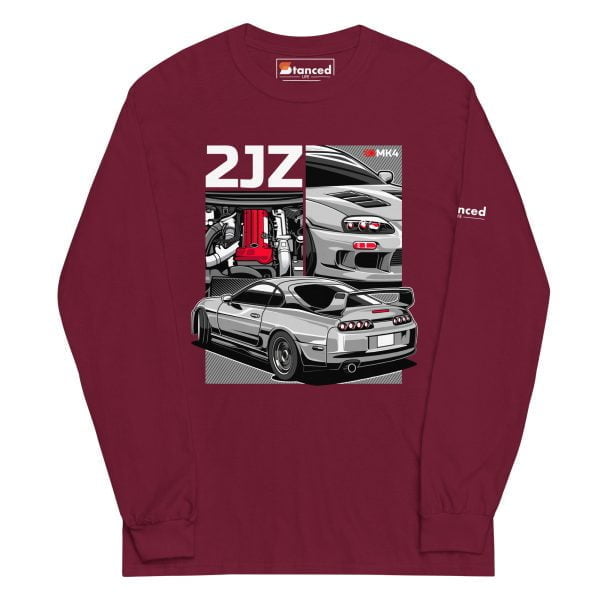 Toyota Supra MKIV 2JZ Men’s Long Sleeve Shirt