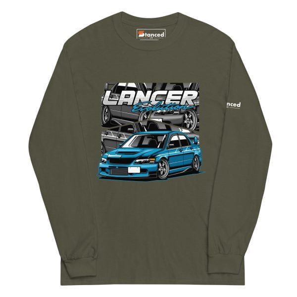 Mitsubishi Lancer Evo 10 Men’s Long Sleeve Shirt.