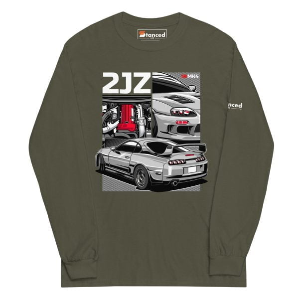 Toyota Supra MKIV 2JZ Men’s Long Sleeve Shirt