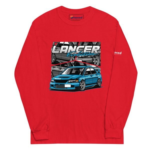 Mitsubishi Lancer Evo 10 Men’s Long Sleeve Shirt