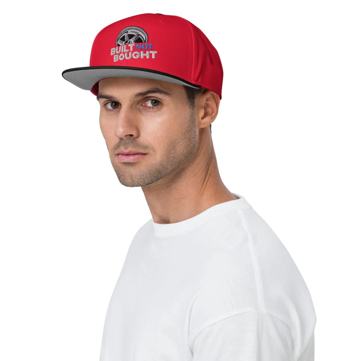Built Not Bought Snapback Hat - Image 33
