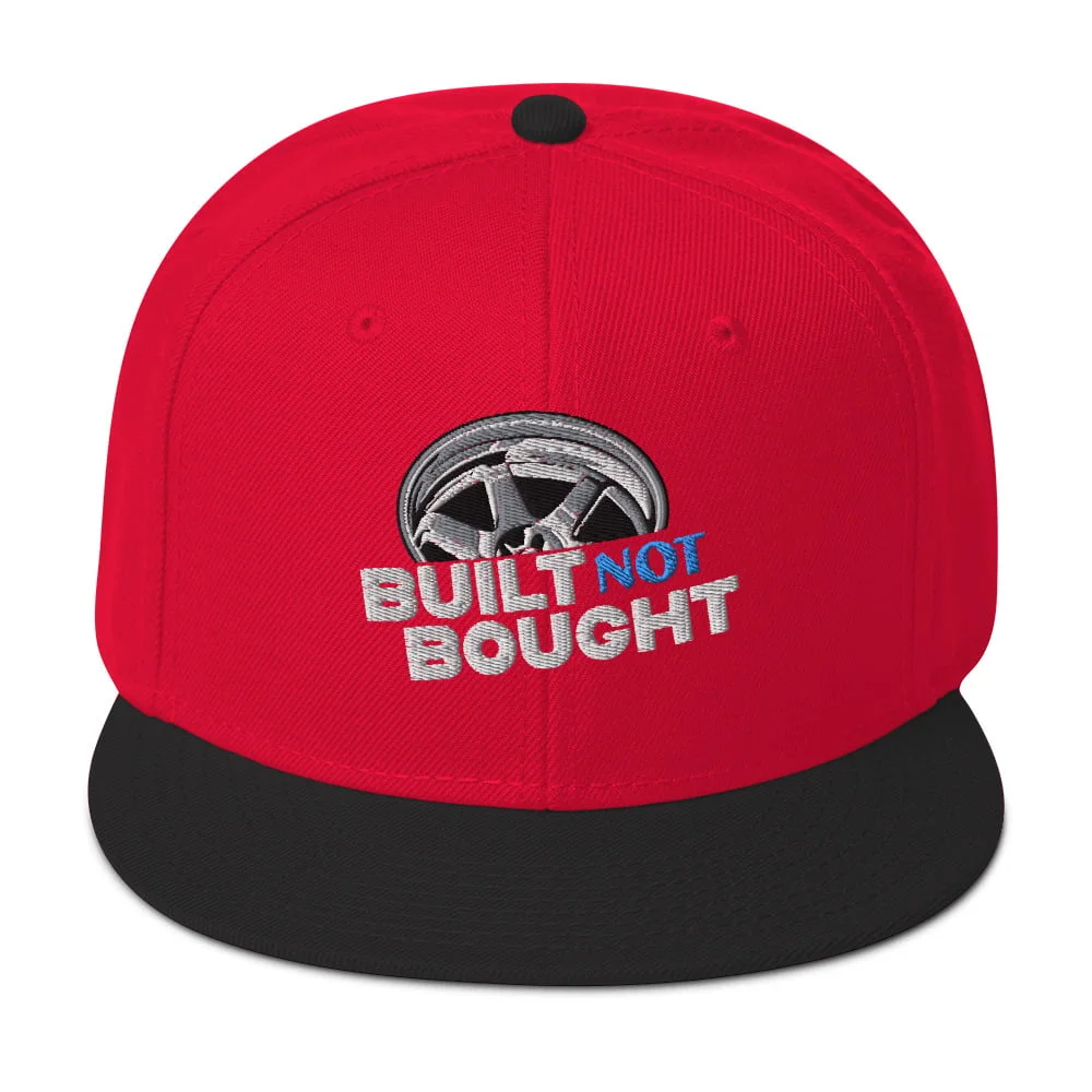 Built Not Bought Snapback Hat - Image 77