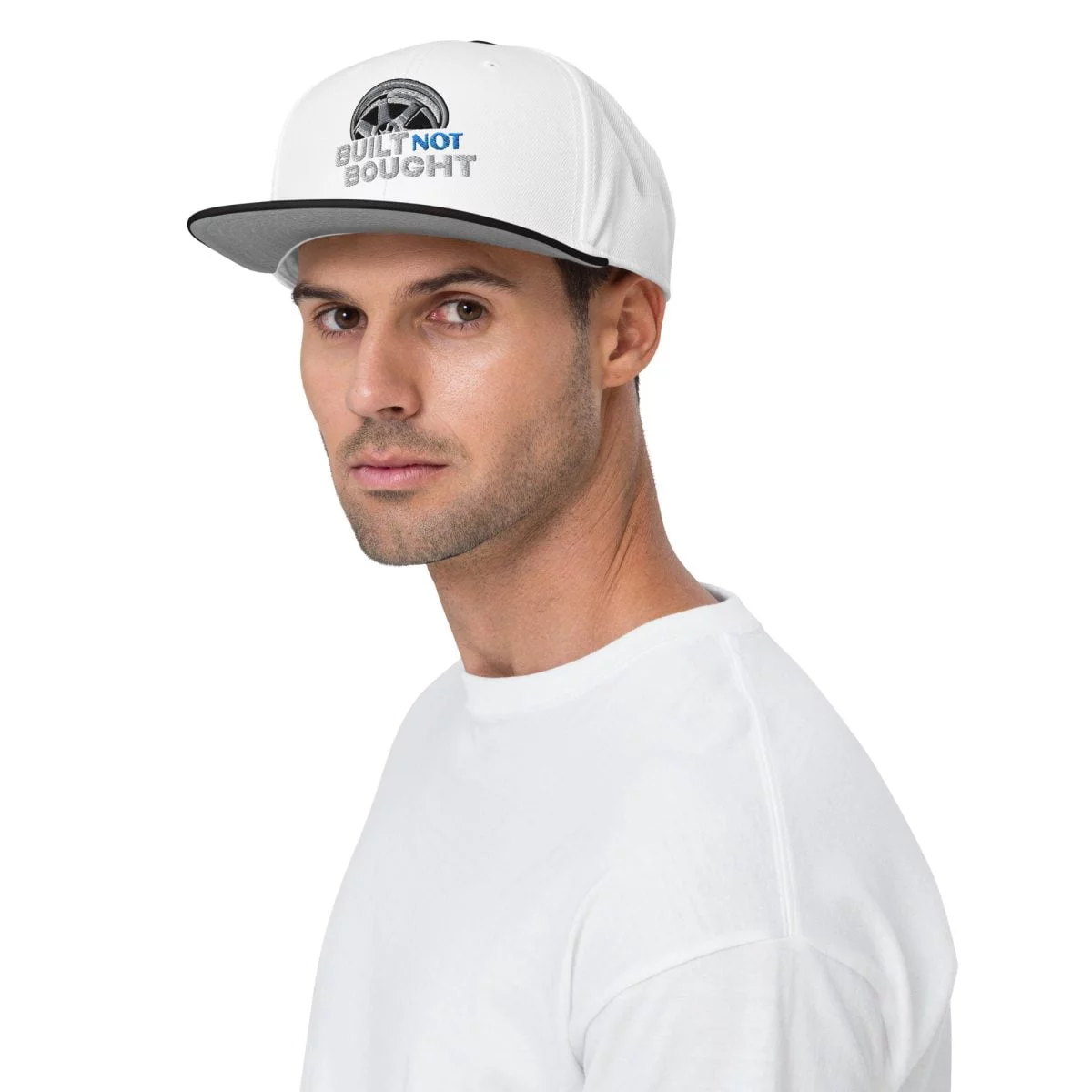 Built Not Bought Snapback Hat - Image 55