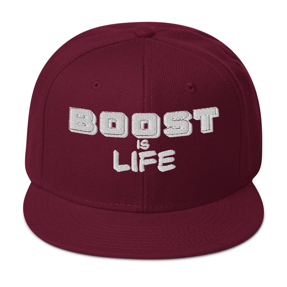 Turbo Boost is Life Snapback Hat - Image 19