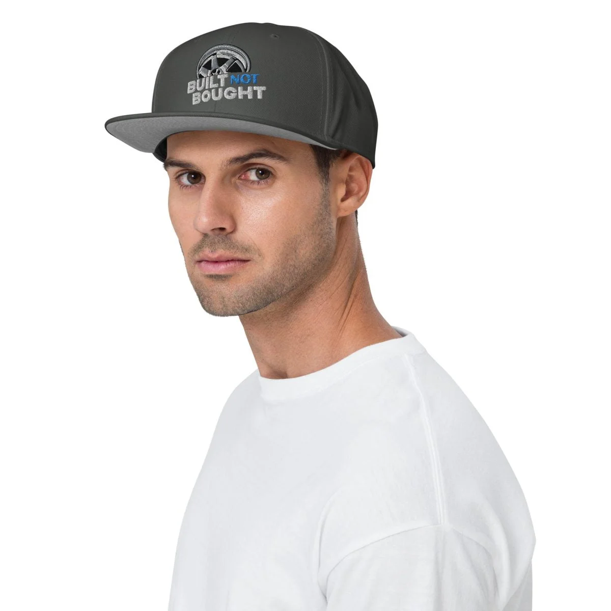 Built Not Bought Snapback Hat - Image 39
