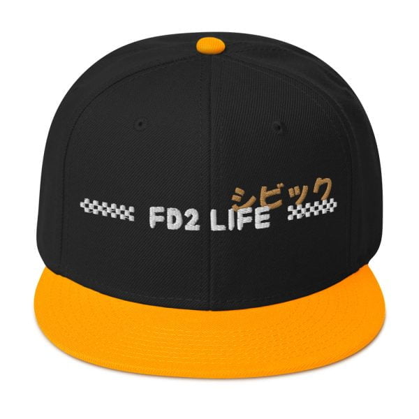 Honda Civic Snapback Hat "FD2 Life"