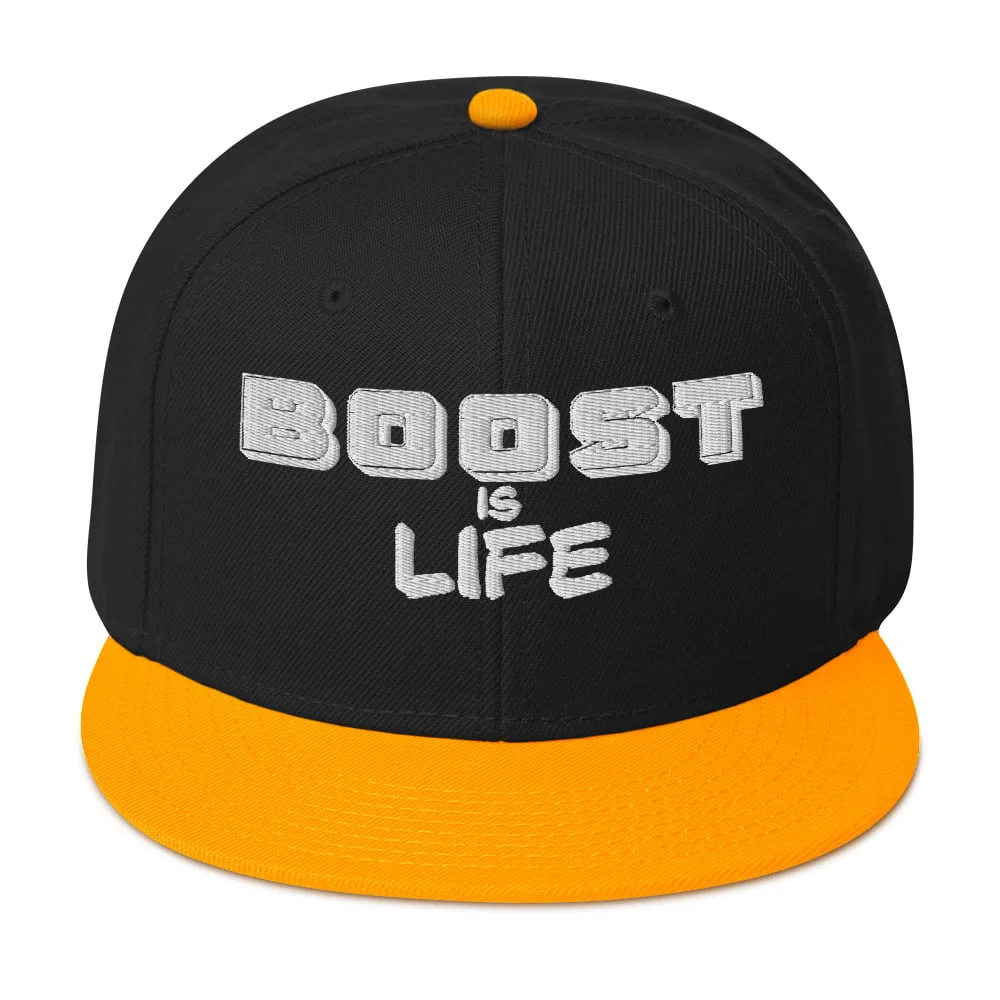 Turbo Boost is Life Snapback Hat - Image 17