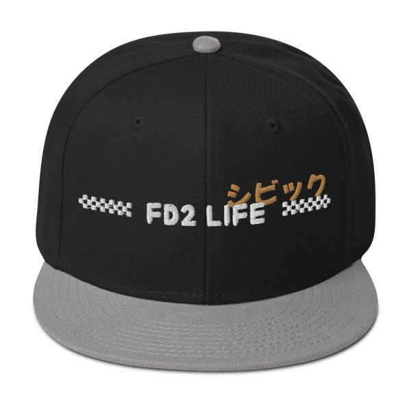 Honda Civic Snapback Hat "FD2 Life"