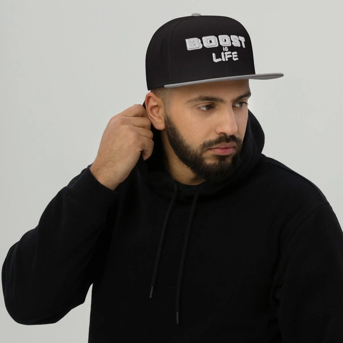 Turbo Boost is Life Snapback Hat - Image 3