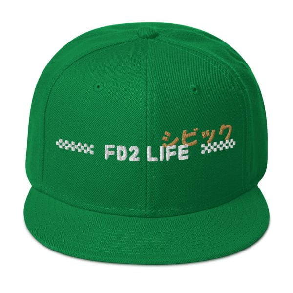 Honda Civic Snapback Hat "FD2 Life"