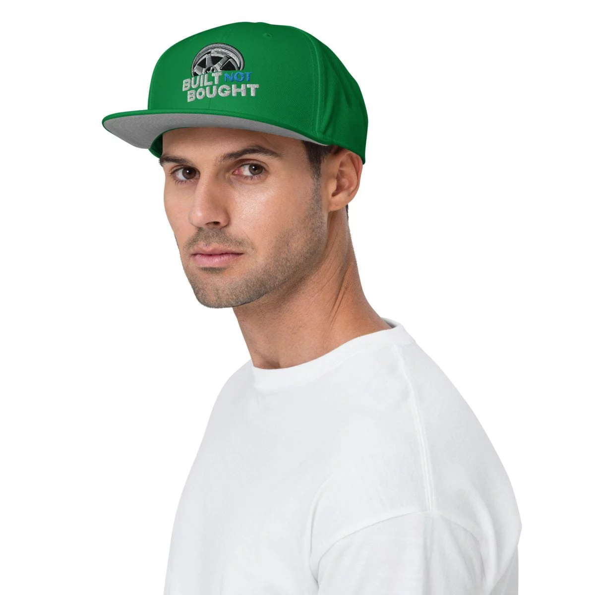 Built Not Bought Snapback Hat - Image 43