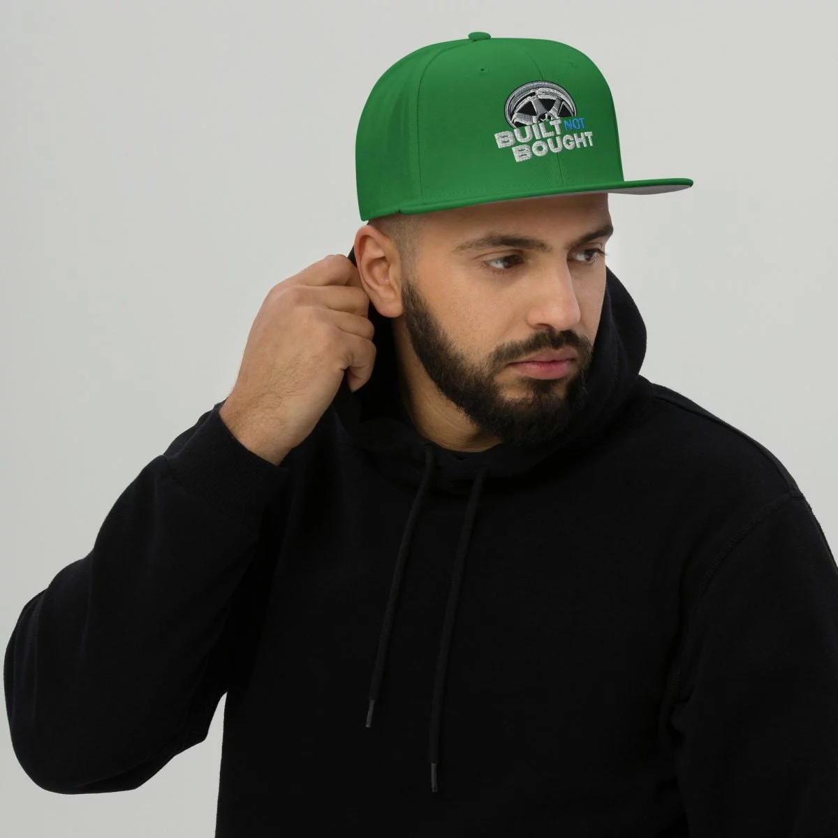 Built Not Bought Snapback Hat - Image 46