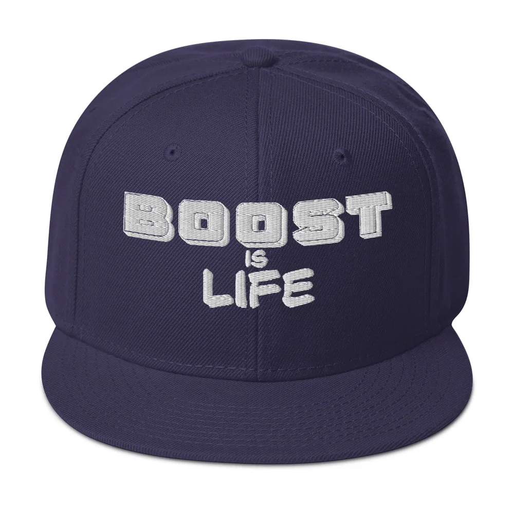 Turbo Boost is Life Snapback Hat - Image 21