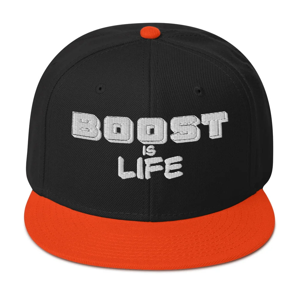 Turbo Boost is Life Snapback Hat - Image 11