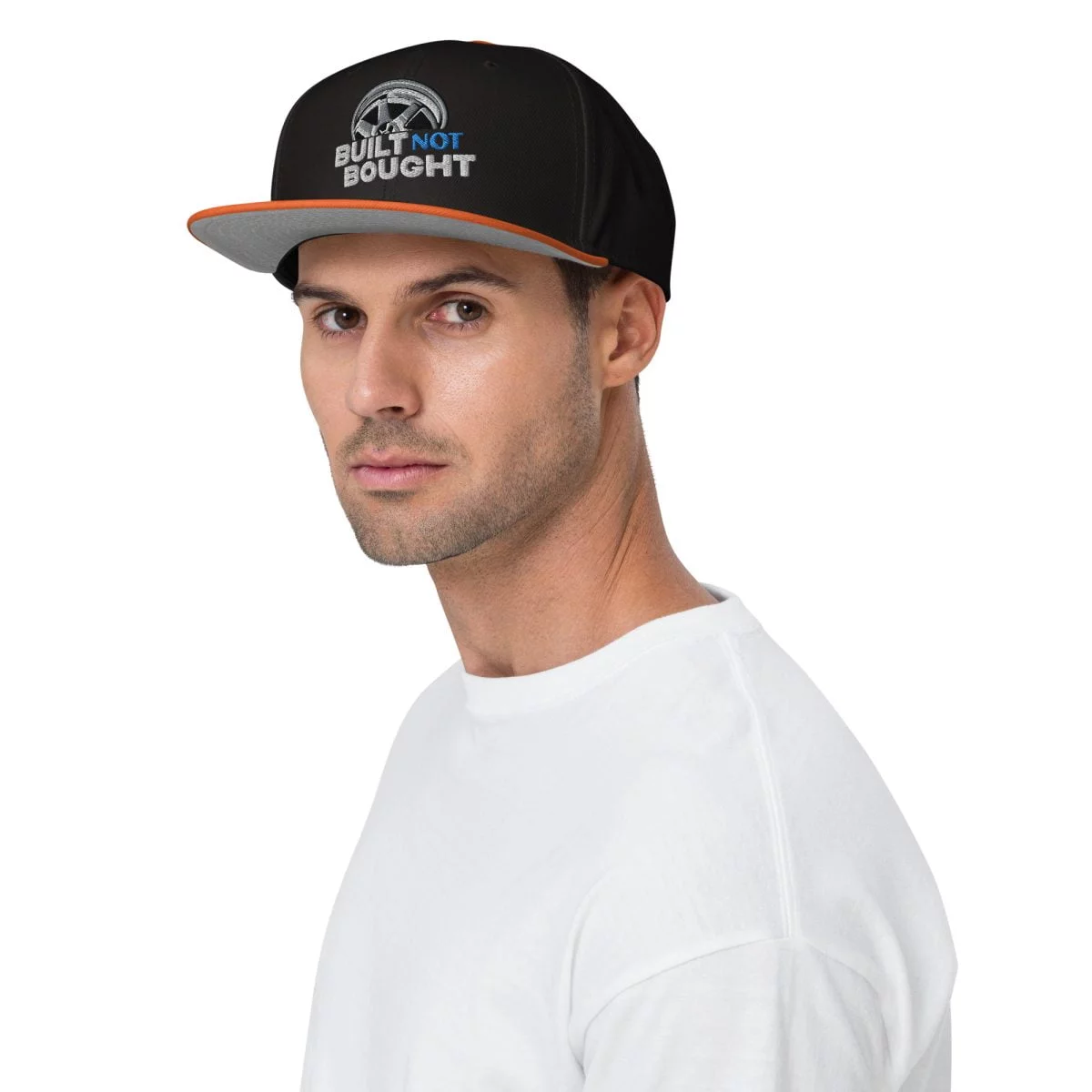 Built Not Bought Snapback Hat - Image 9