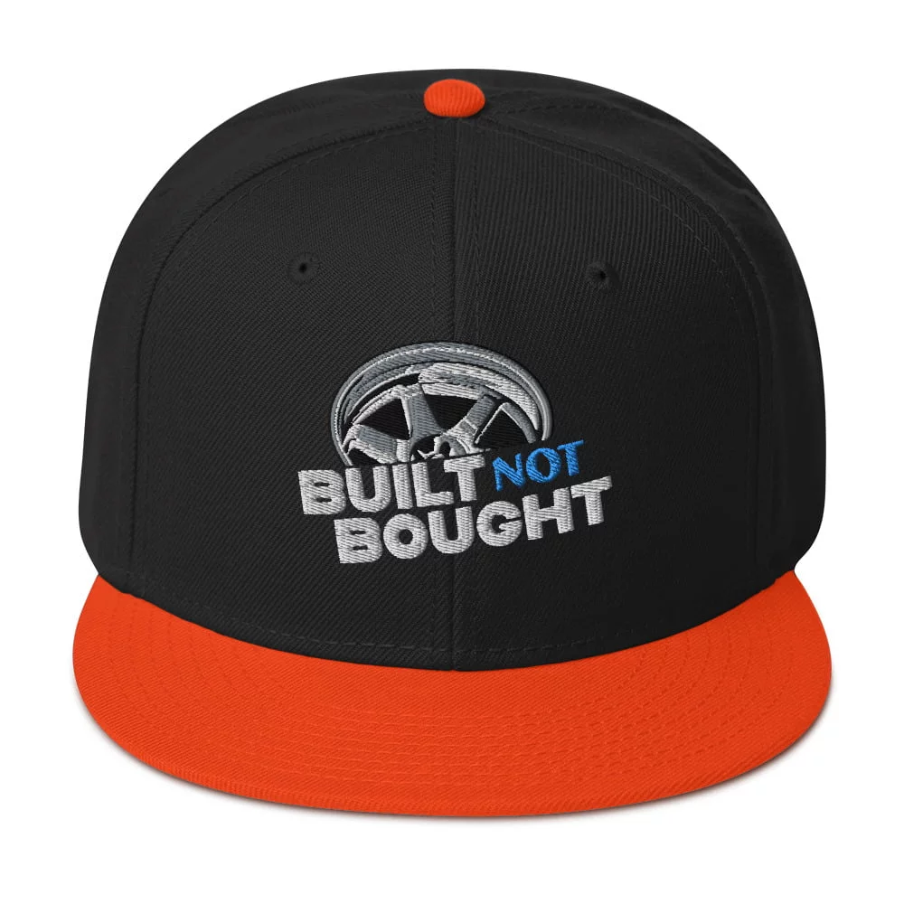 Built Not Bought Snapback Hat - Image 65