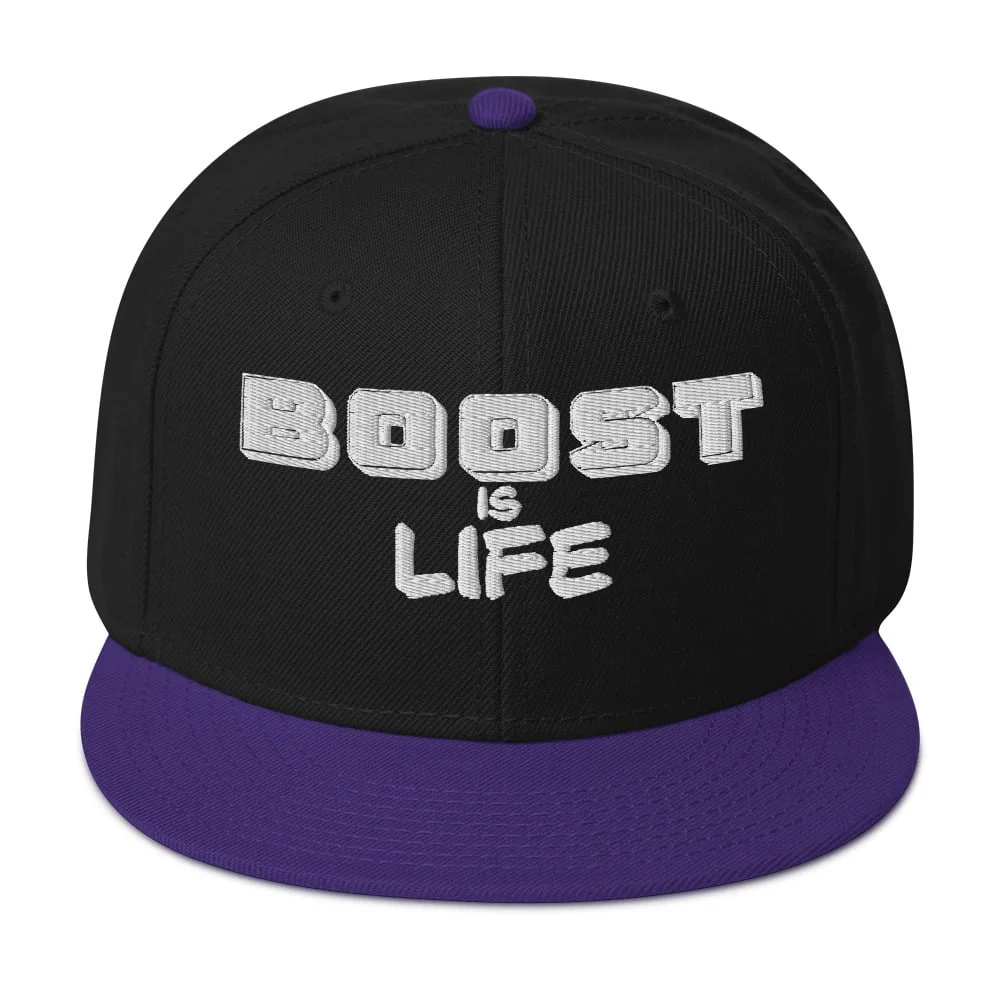 Turbo Boost is Life Snapback Hat - Image 7