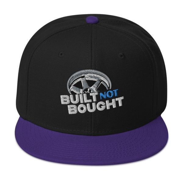 Built Not Bought Snapback Hat